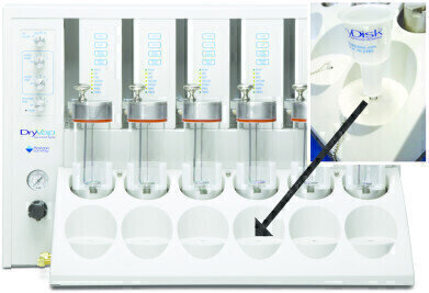 Automated solvent drying, solvent evaporation and sample concentration.