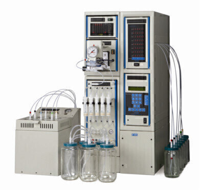 Automated Cartridge Extraction of Semi-Volatile Organic Compounds in Drinking Water.