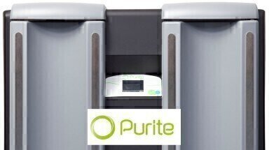 Purified water remote dispensing pod - ideal where space is at a premium