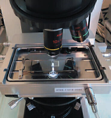 Temperature Controlled Stage used to Crystallisation Processes in Opto-Electronic Thin Films