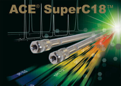 Extended pH Stability ACE SuperC18 Ultra-Inert UHPLC and HPLC Columns
