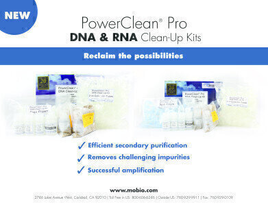 Streamline your DNA/RNA clean up with PowerClean Pro
