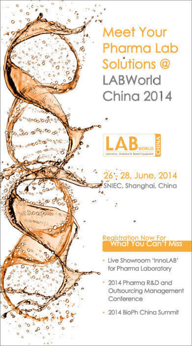 LABWorld China 2014 - Leading Lab Event in Pharma Industry
