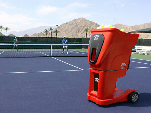 a Tennis Ball Launcher Machine Work 