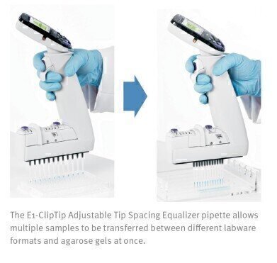 Improve Gel Loading for PCR Analysis with Adjustable Tip Spacing Electronic Pipettes
