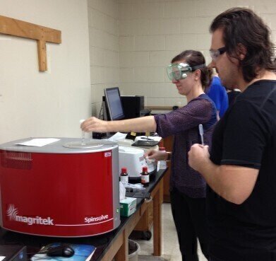 Benchtop NMR Spectrometer Used for Undergraduate Teaching at Virginia Commonwealth University
