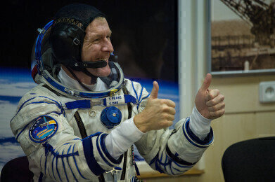 Astronaut Tim Peake Chats with British School Students
