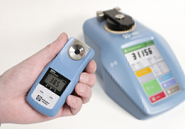 Versatile Digital Handheld Refractometer Features An Onboard Library Of ...