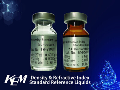 Highly reliable standard liquids for density and refractive index analysers