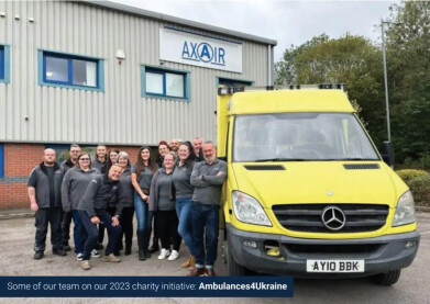 Axair and friends fundraise to send five ambulances to Ukraine